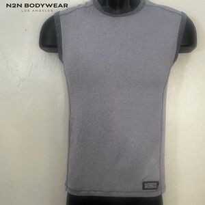 N2N Bodywear Sleeveless Compression T Shirt Small tight fitting Gently worn